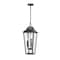 Z-Lite Gannon 3 Light Outdoor Chain Mount Ceiling Fixture, 10in. W x 23in. H, Black 5008CHB-BK - alternate 1